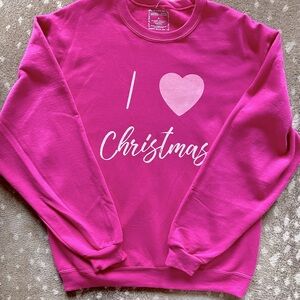 Bright Pink I 🩷Christmas Sweatshirt